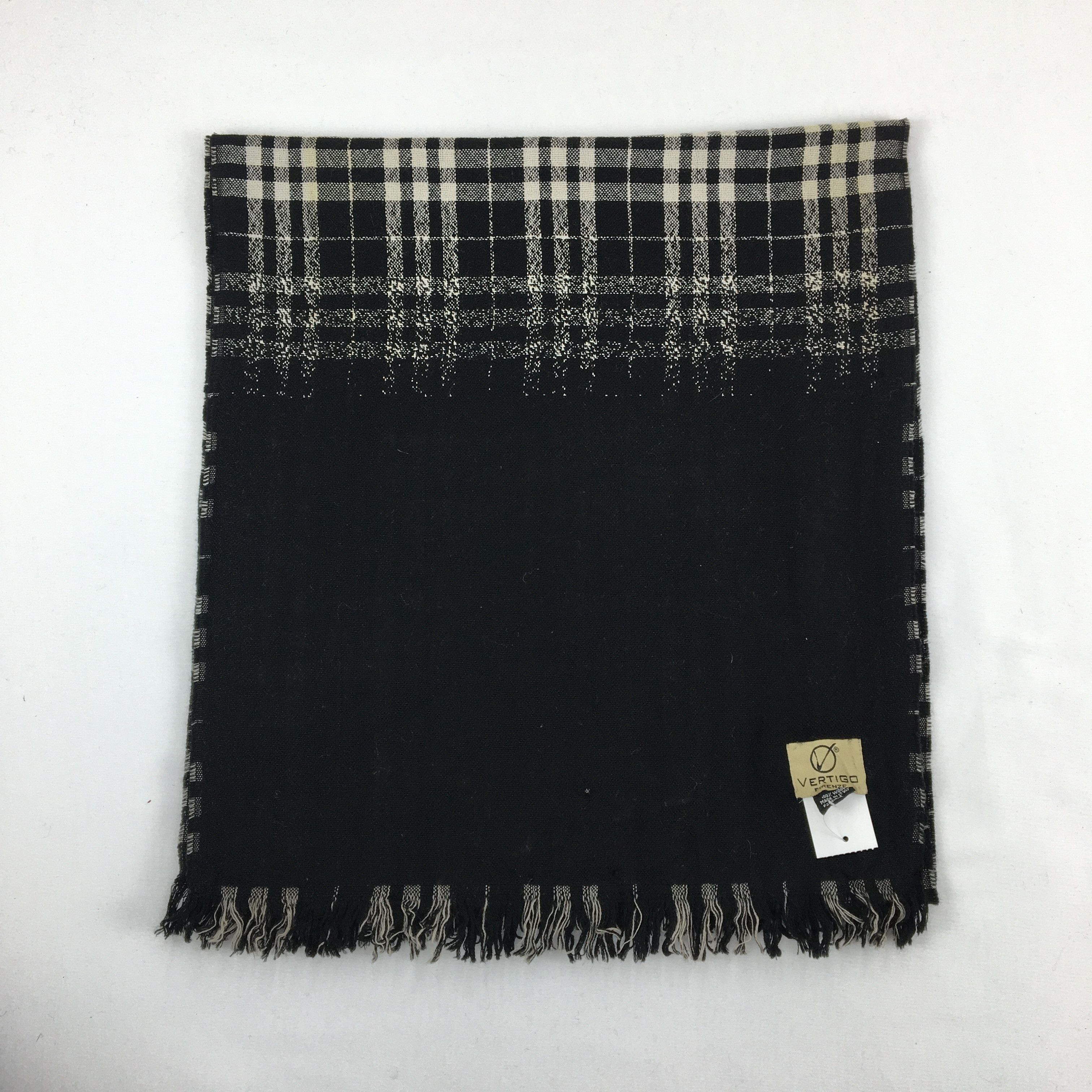 Vintage Vintage Vertigo Firenze Scarf Muffler Wool Cashmere. Size ONE SIZE - 2 Thumbnail