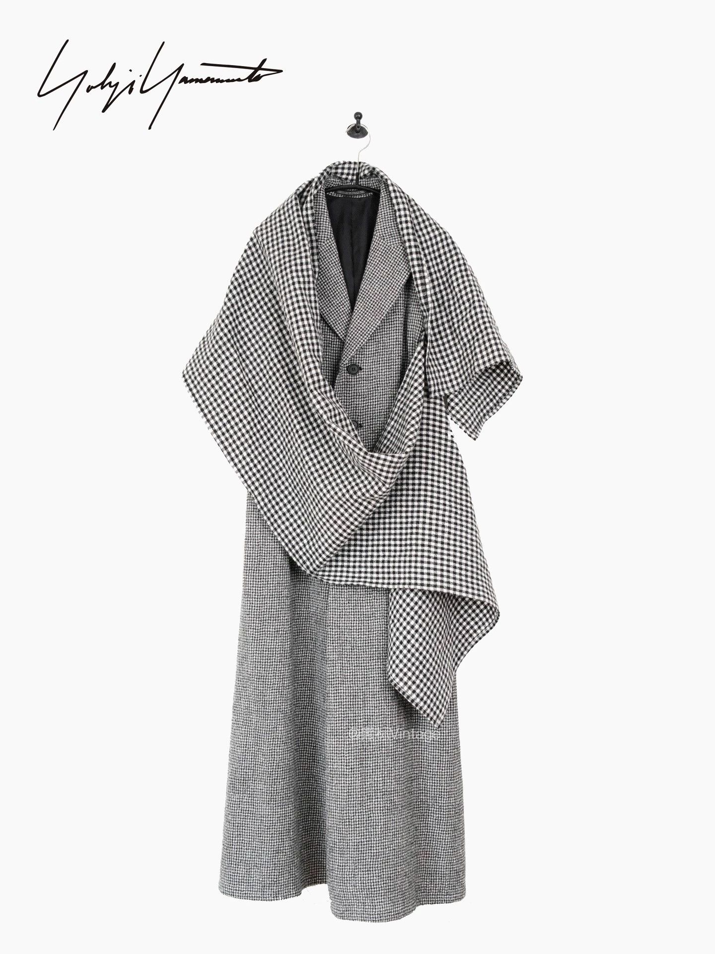 Yohji Yamamoto Yohji Yamamoto Vintage Decon Scarf Collar Dress Women's Size S / US 4 / IT 40 - 1 Thumbnail