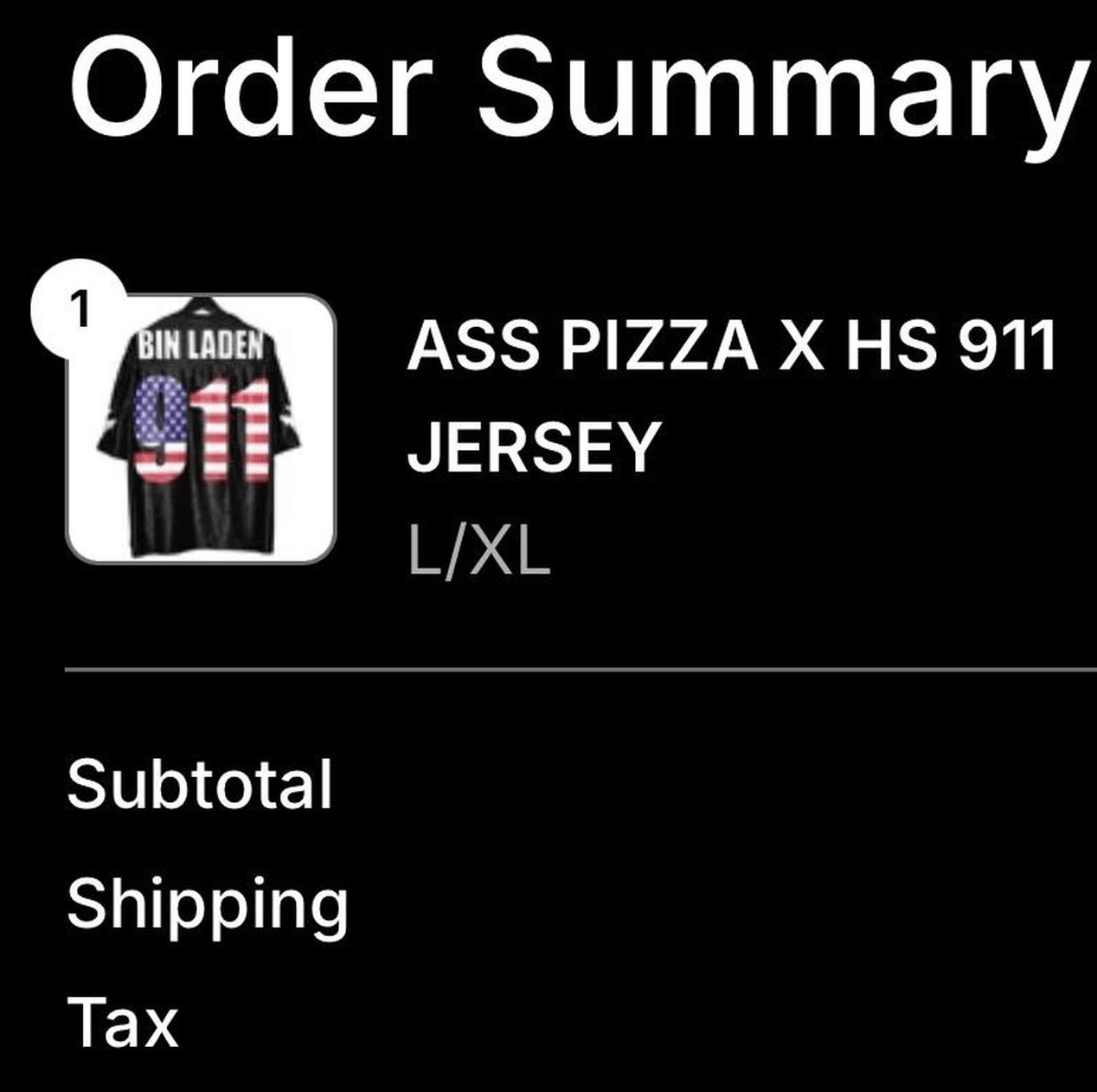 Asspizza Haunted Starbucks x Ass pizza 911 Jersey Size US XL / EU 56 / 4 - 7 Thumbnail