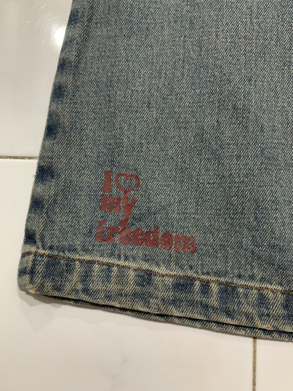 Japanese Brand Vice Dyne Glamorous Style Flared Jeans Size US 30 / EU 46 - 10 Thumbnail