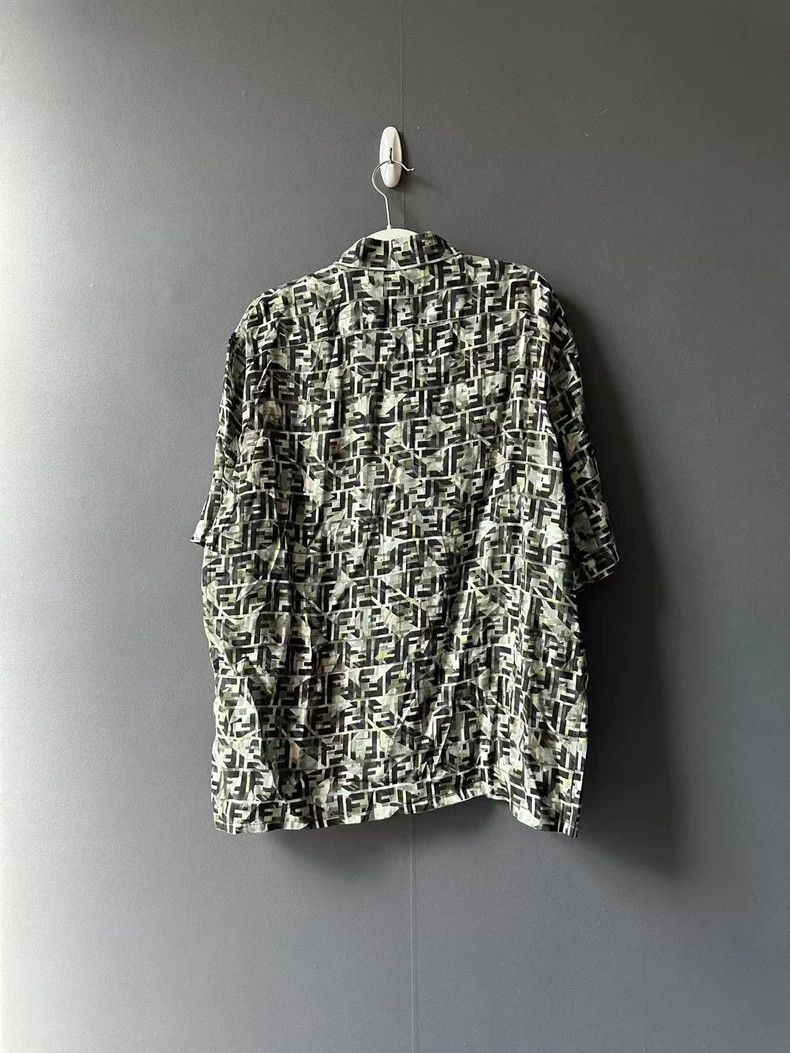 Fendi Fendi Full-printed short-sleeved shirt Size US XXS / EU 40 - 2 Thumbnail