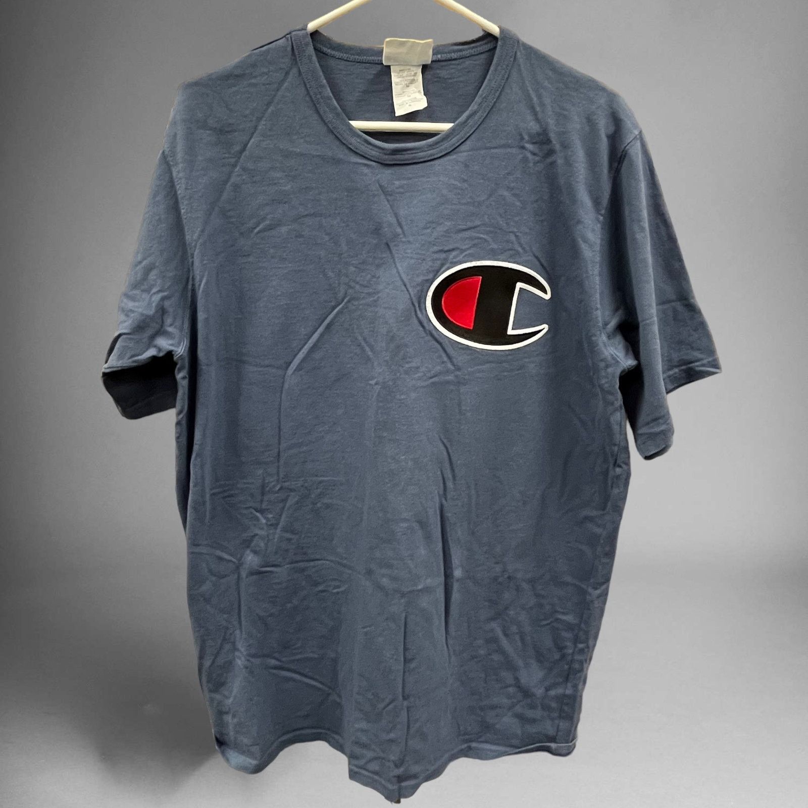Champion Vintage Champion Big C Logo Short Sleeve Shirt Men's XL F-14 Size US XL / EU 56 / 4 - 1 Thumbnail