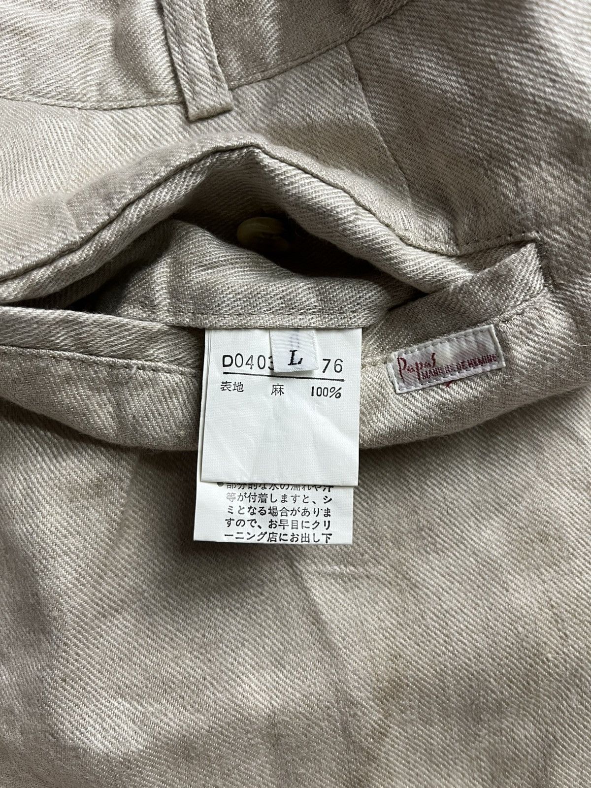 Issey Miyake Vintage Papas maniere de heming linen pants baggy Size US 32 / EU 48 - 8 Thumbnail