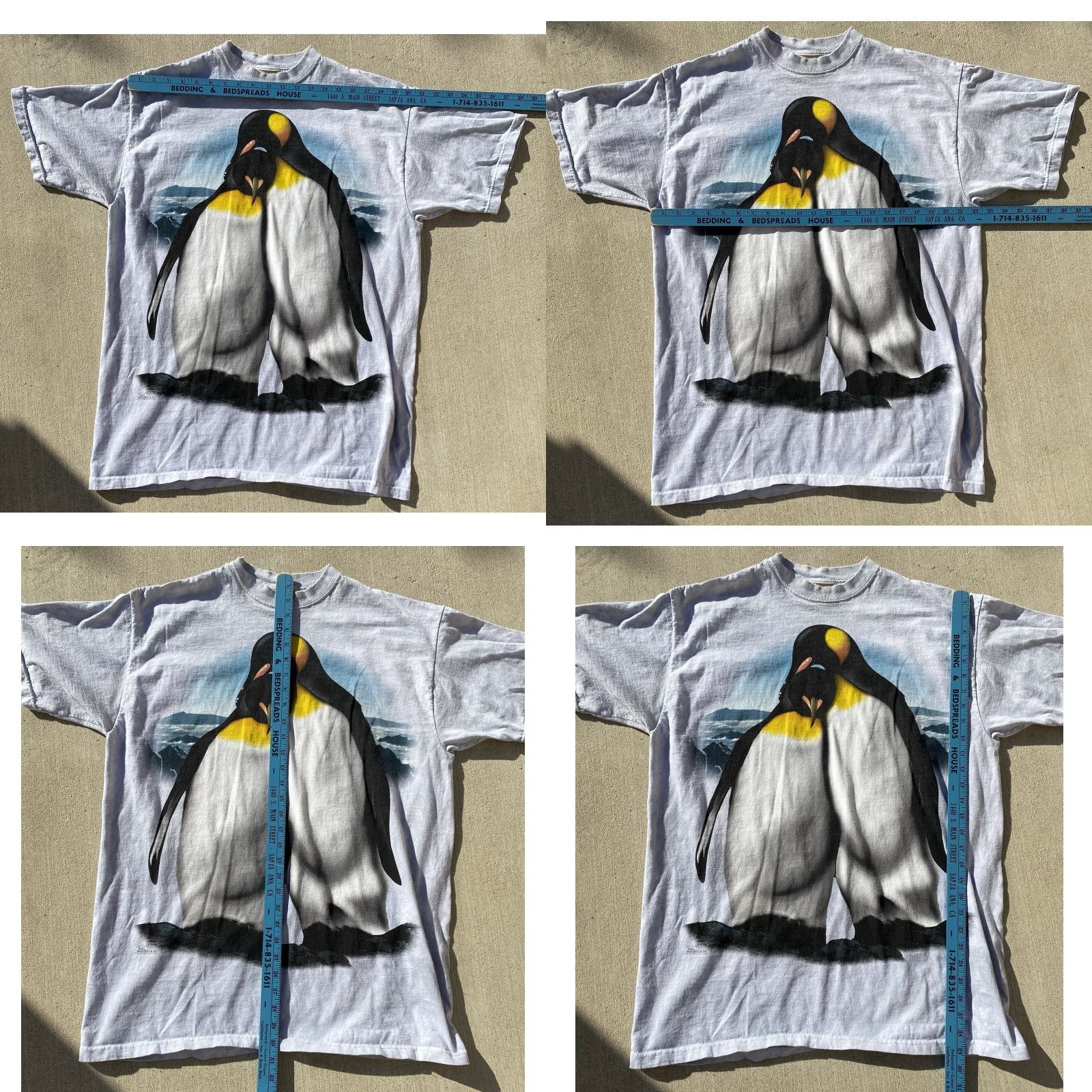 The Mountain VINTAGE The Mountain T-Shirt Penguin Penguins 2002 Nature Tee Size XL Gray Cotton Men Short Sleeve Graphic Print Shirt XL Mens Size US XL / EU 56 / 4 - 11 Thumbnail