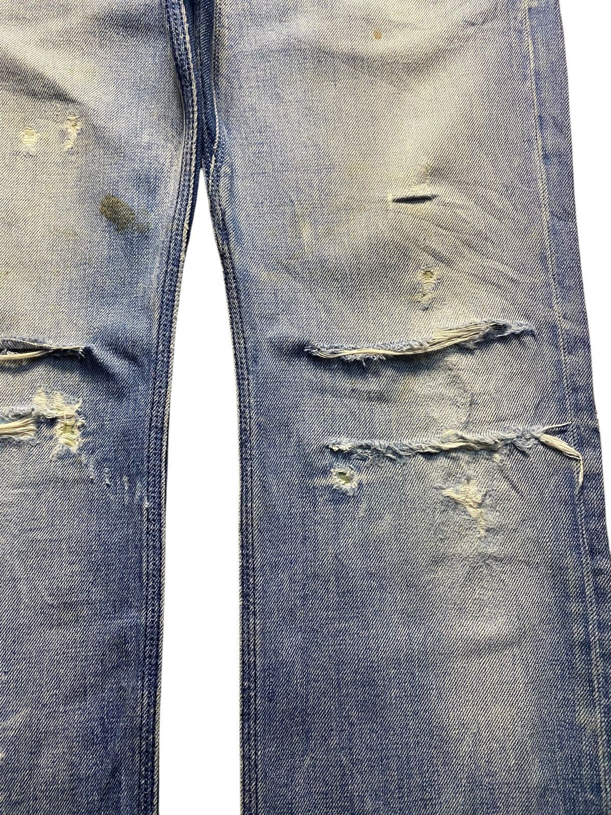 Diesel Black Gold Diesel Timmen Jeans Ripped Denim 0071J Size US 31 - 8 Thumbnail