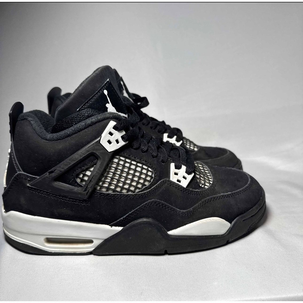 Jordan Brand × Nike Size 7 Nike Air Jordan 4 Retro GS White Thunder Men's Shoes Size US 7 / EU 40 - 1 Thumbnail