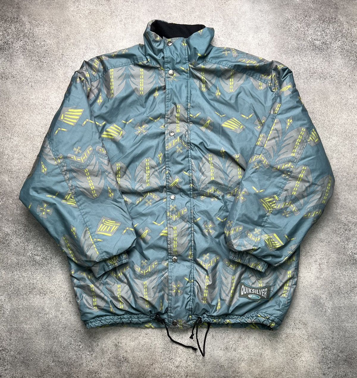 Quiksilver Quiksilver rare printed 90s vintage jacket Size US L / EU 52-54 / 3 - 1 Thumbnail