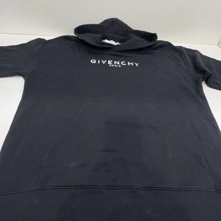 Givenchy Givenchy Givenchy Distressed Logo Print Hoodie for Men -25 Size US XL / EU 56 / 4 - 9 Thumbnail