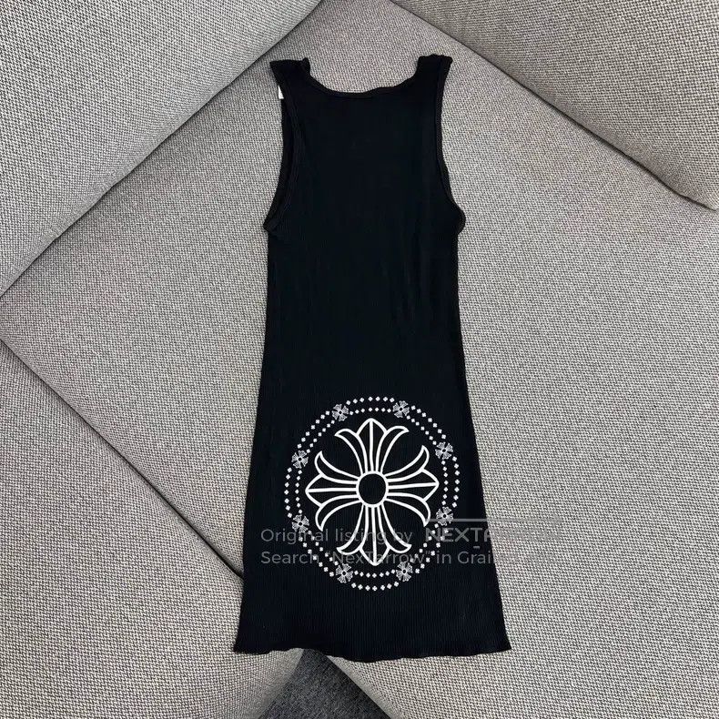 Chrome Hearts CHROME HEARTS Size M Black Cross Knitted vest skirt Size US M / EU 48-50 / 2 - 2 Thumbnail