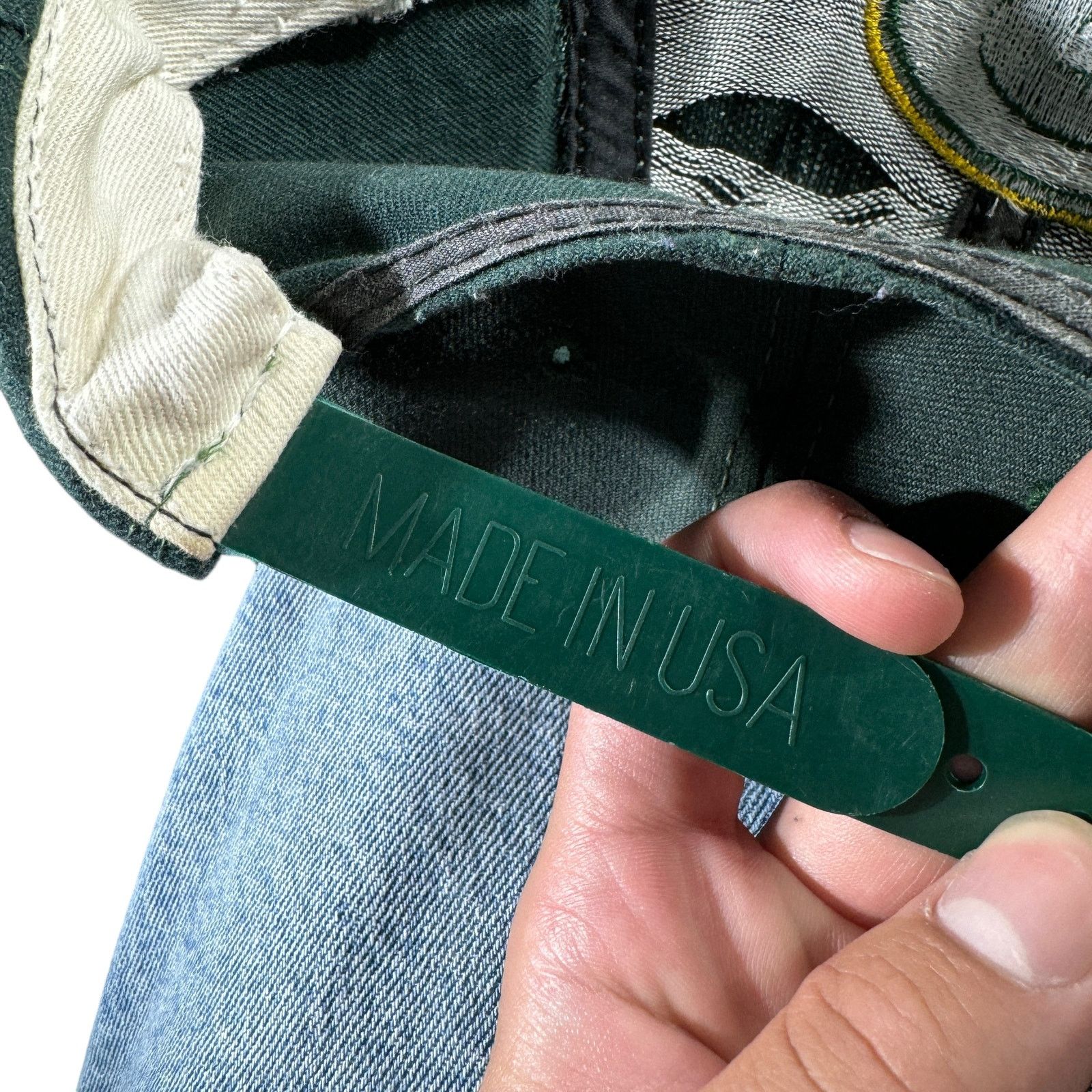Vintage Vintage Green Bay Packers Super Bowl XXXI Snapback Hat Size ONE SIZE - 8 Thumbnail