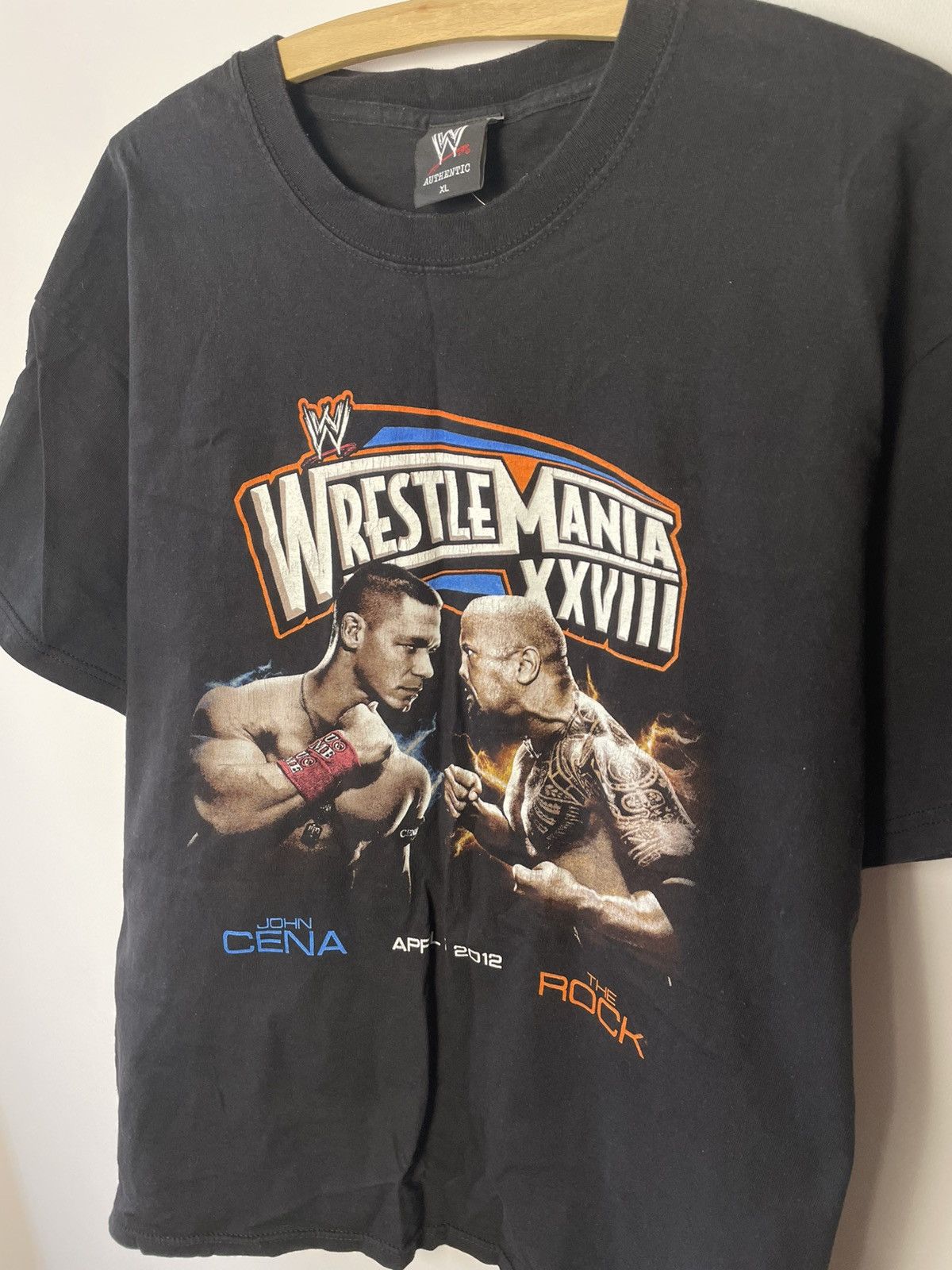 Vintage Vintage The Rock & John Cena Wrestle Mania Authentic Size US XL / EU 56 / 4 - 2 Thumbnail