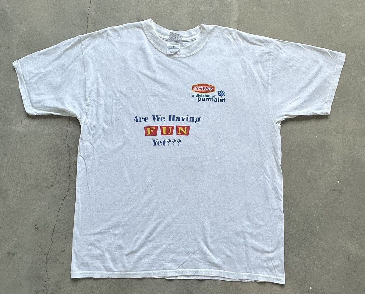 Gildan × Vintage VINTAGE PARMALAT ARCHWAY TEE Size US XL / EU 56 / 4 - 1 Thumbnail