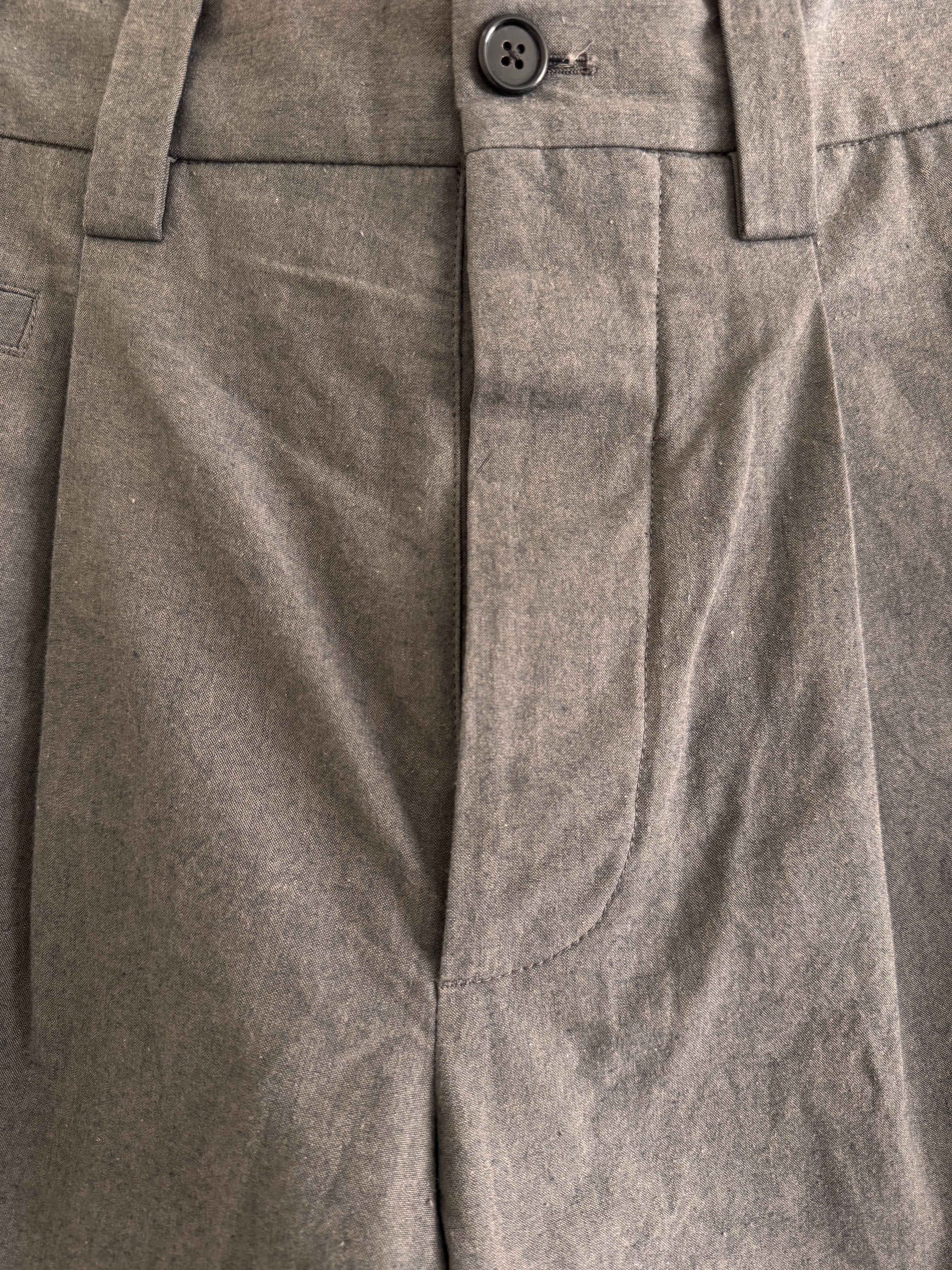 Margaret Howell Margaret Howell Single Pleat Trouser Cotton Mouse XS Size US 30 / EU 46 - 4 Thumbnail
