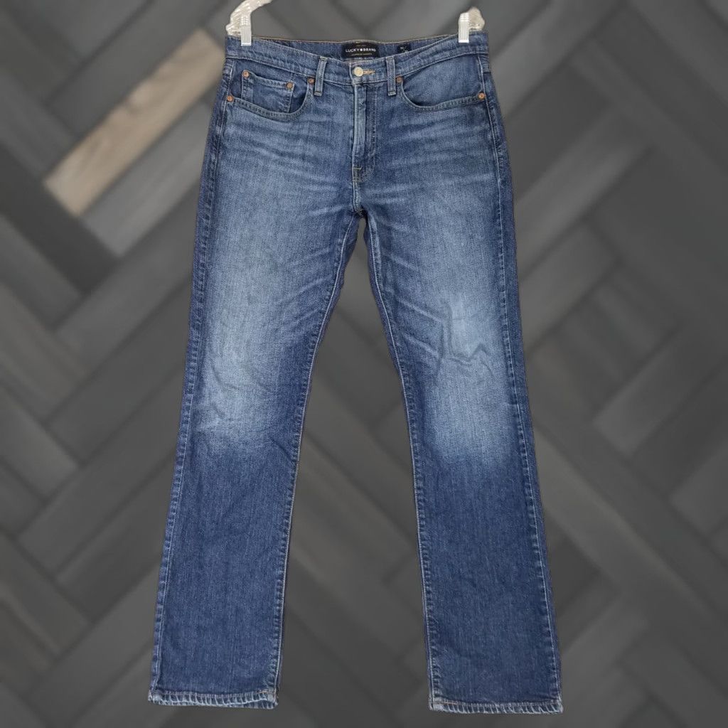 Lucky Brand Men's Slim Fit Jeans 32x32 Blue Denim Stretch Classic