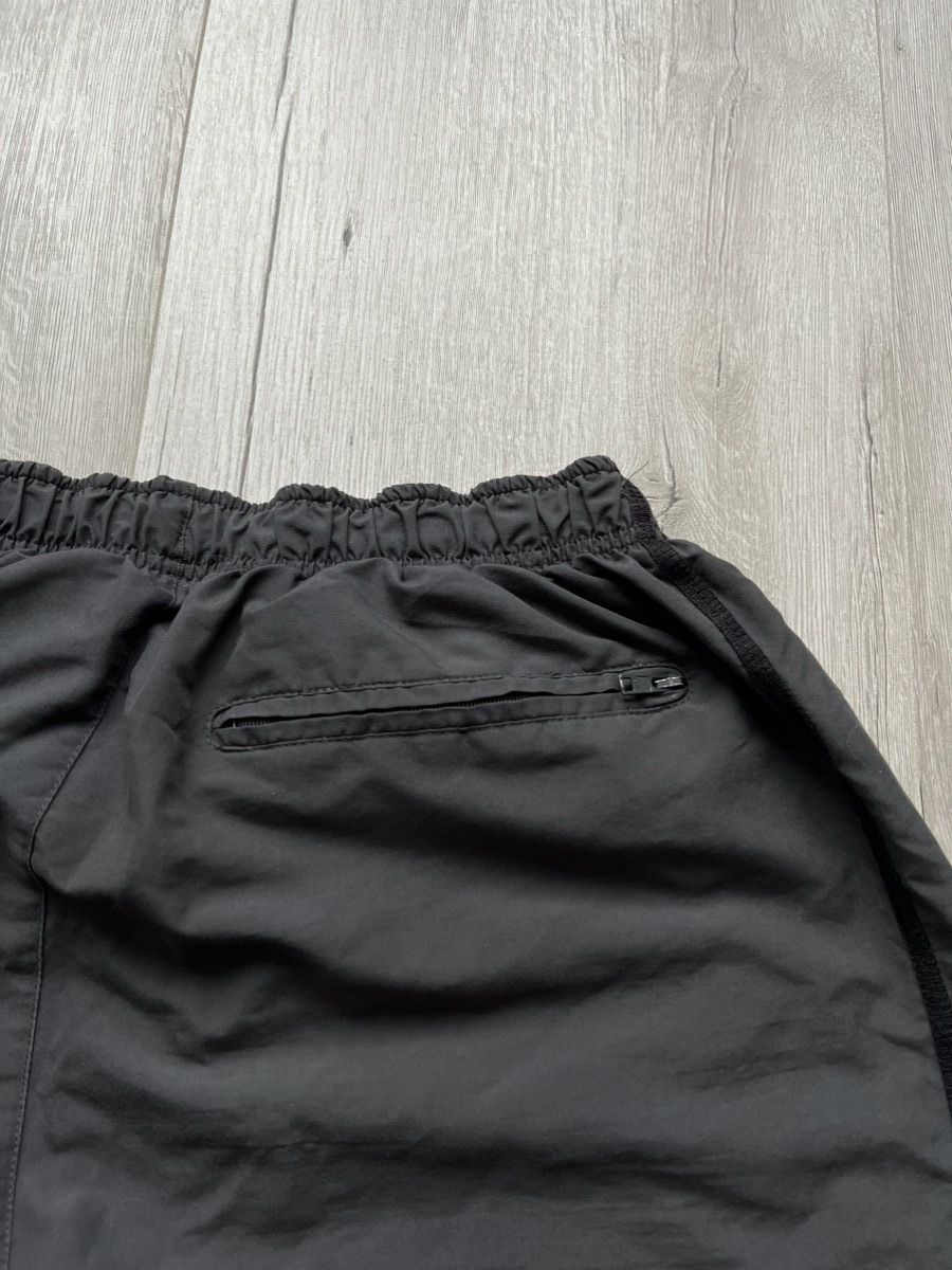 Nike × Vintage Nike 00s Vintage Black Swoosh Wide Drill Nylon Y2K Pants Size US 34 / EU 50 - 6 Thumbnail