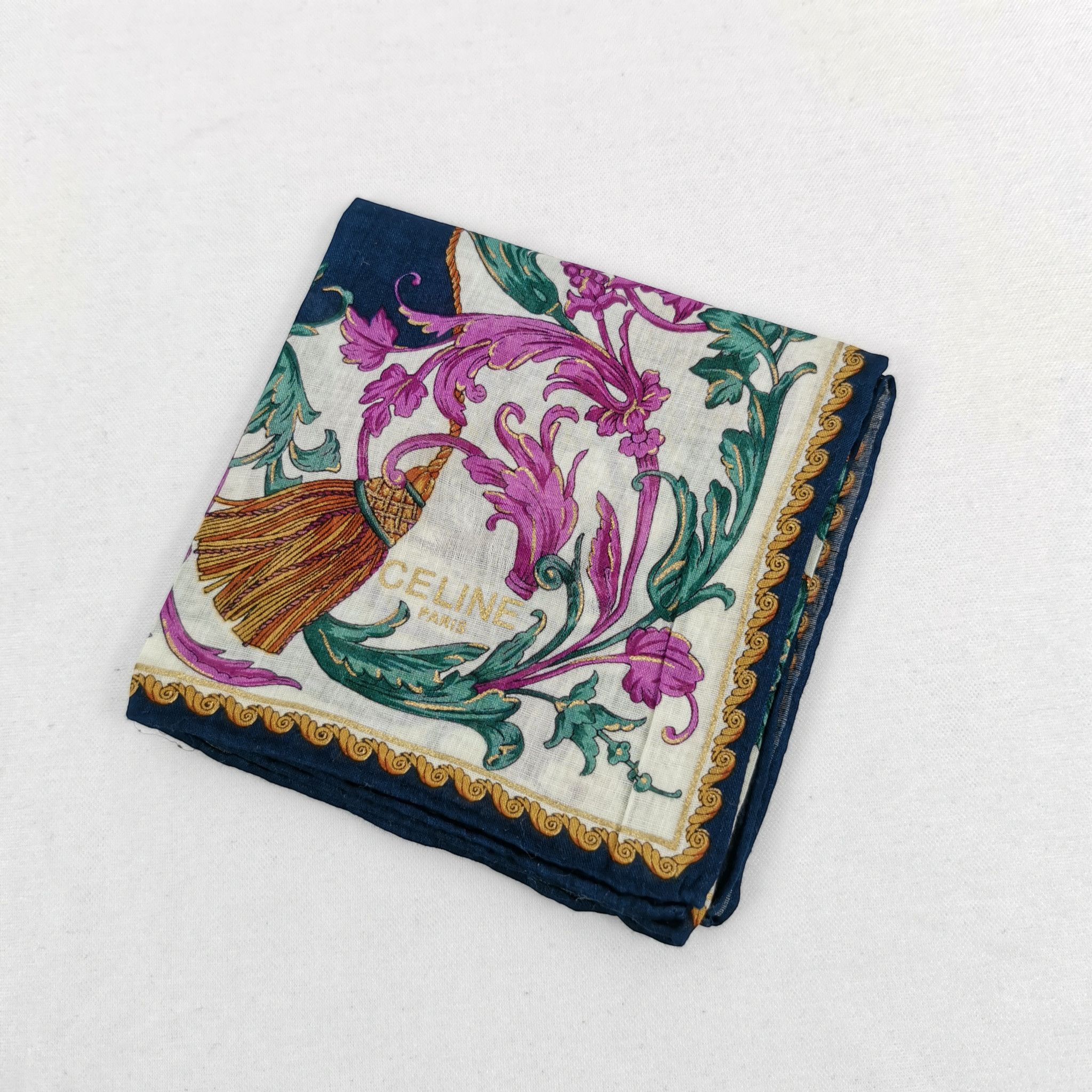 Celine Vintage Celine Handkerchief Pocket Square Bandana Size ONE SIZE - 3 Thumbnail