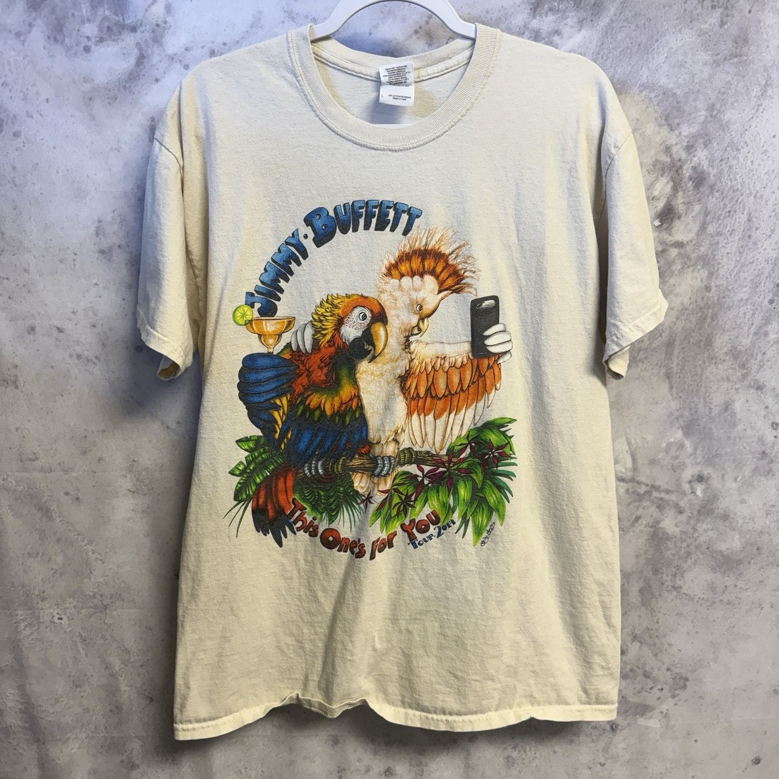 Band Tees Jimmy Buffett This One’s For You Tour 2014 Concert L 21x28.5 Size US L / EU 52-54 / 3 - 1 Thumbnail