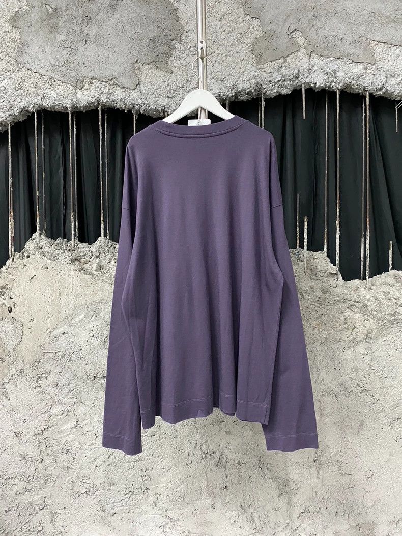 Dries Van Noten DRIES VAN NOTEN Deep purple long-sleeved top Size S / US 4 / IT 40 - 2 Thumbnail