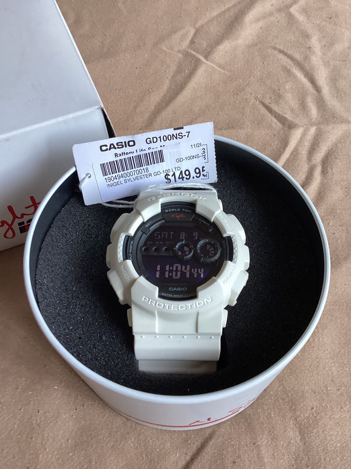 G Shock Casio G-Shock x Nigel Sylvester GD-100NS-7 3263 White BMX Size ONE SIZE - 3 Thumbnail