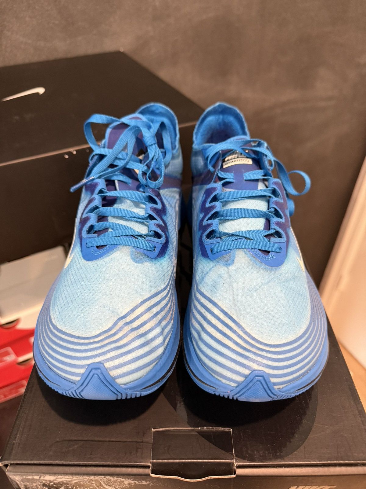 Nike Nike Gyakusou Undercover x Zoom Fly SP Blue Nebula Size 11.5 Size US 11.5 / EU 44-45 - 2 Thumbnail