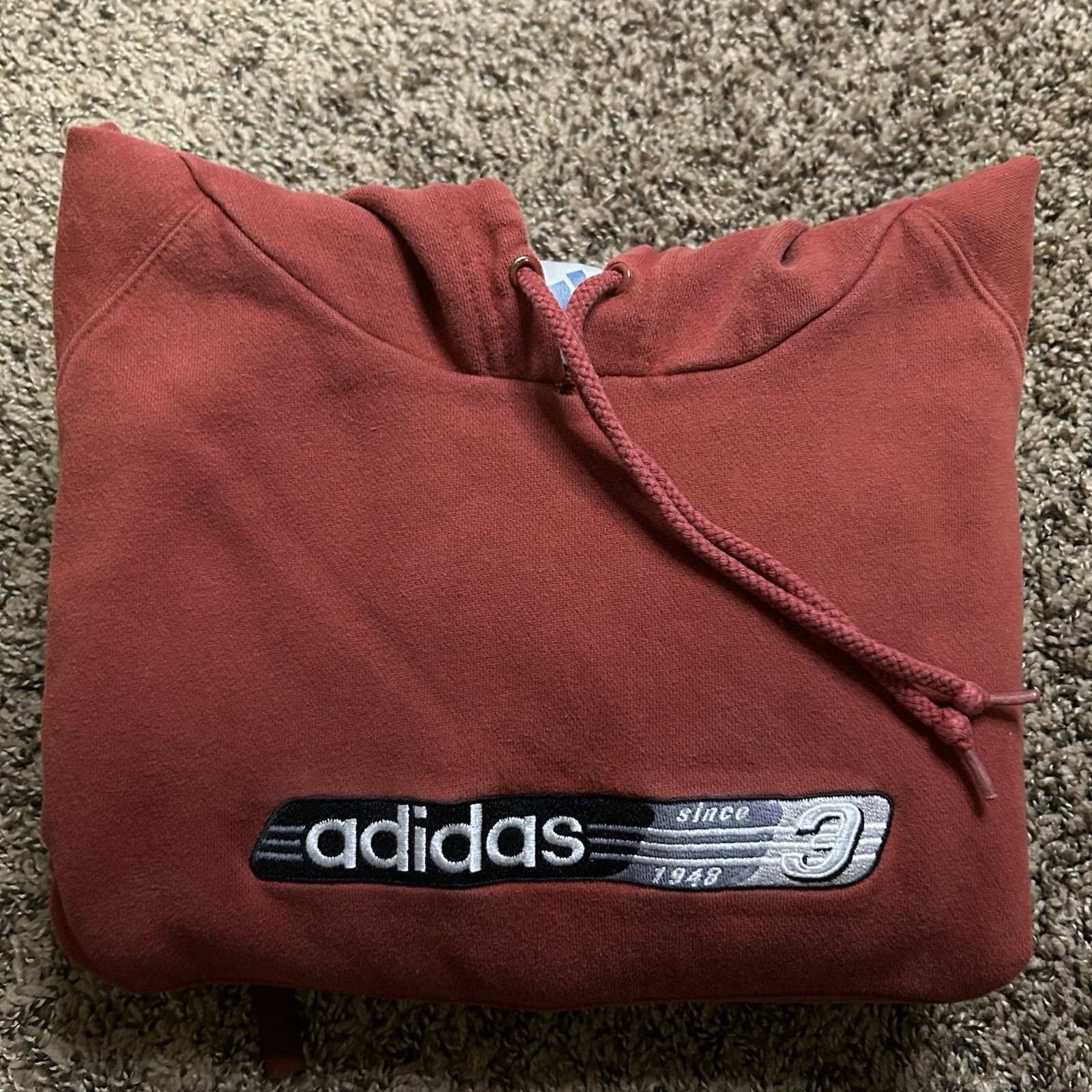 Adidas Vtg Adidas Sweatshirt Mens L Red Crew Neck Sweater 90’s/Y2K Size US L / EU 52-54 / 3 - 9 Thumbnail