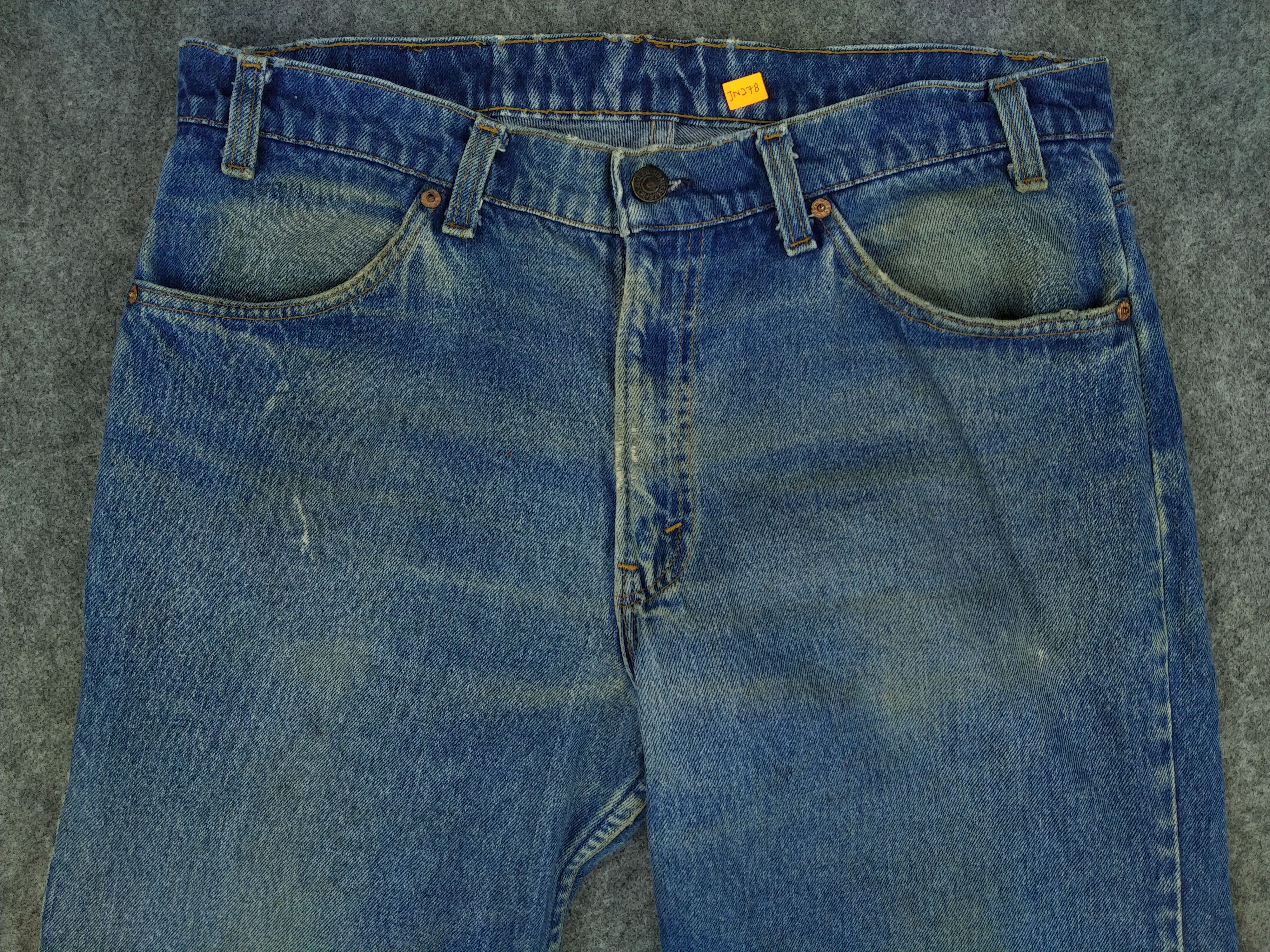 Levi's Distressed Vintage Levi's USA Denim 35x28.5 -JN278 Size US 35 - 3 Thumbnail