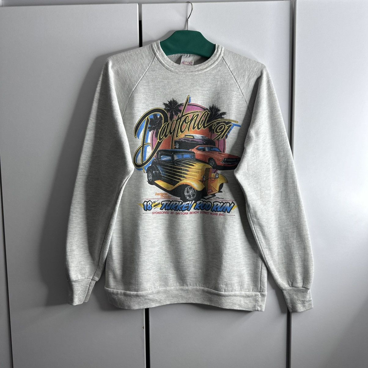 Vintage Vintage Sweatshirt Daytona 90s Size US M / EU 48-50 / 2 - 1 Thumbnail