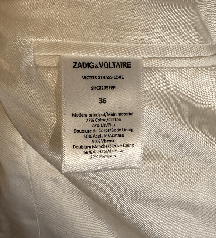 Zadig & Voltaire LOVE Victor Blazer Size S / US 4 / IT 40 - 10 Thumbnail