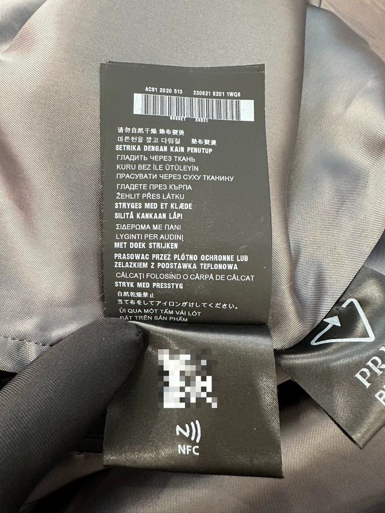 Prada Prada Tang Yan's same style gray-blue triangle sling dress Size XS / US 0-2 / IT 36-38 - 8 Thumbnail