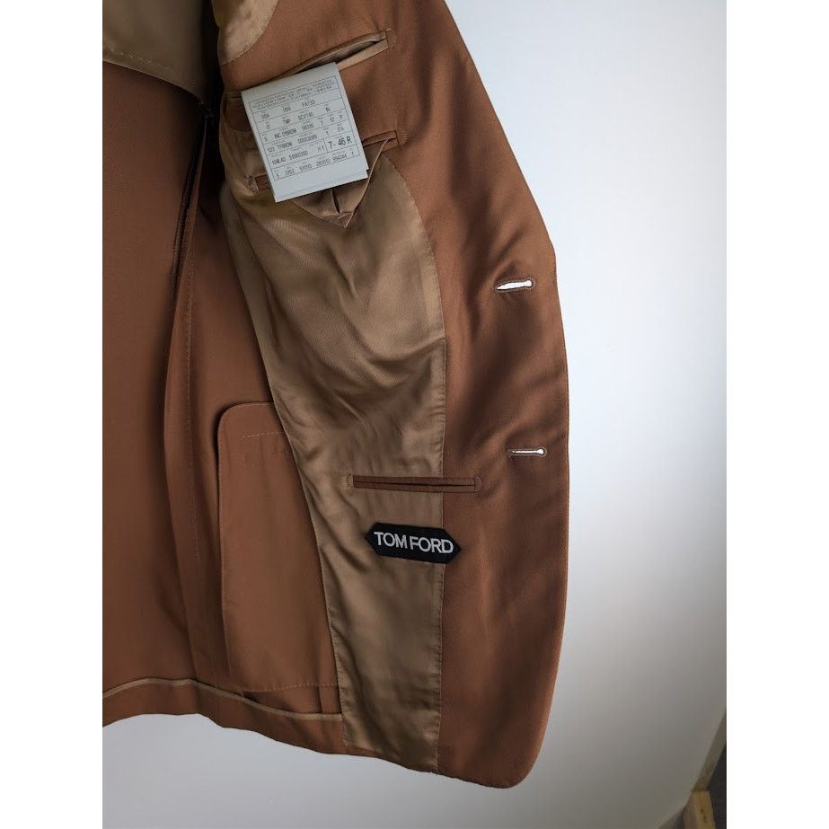 Tom Ford o1rshd1 Blazer Jacket in Brown Size US S / EU 44-46 / 1 - 9 Thumbnail