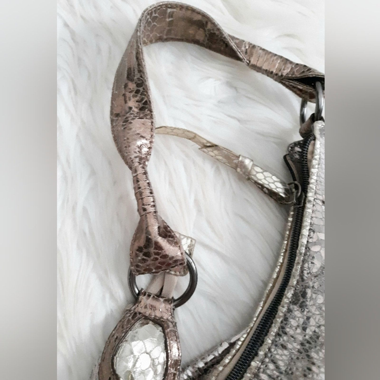 Vintage Maurices Snakeskin Hobo Bag Size ONE SIZE - 3 Thumbnail