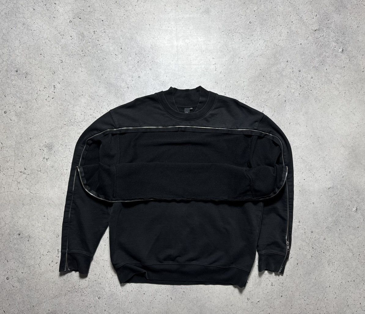 Alexander McQueen Alexander Mcqueen MCQ Full Zip Black Sweatshirt Size L Size US L / EU 52-54 / 3 - 6 Thumbnail