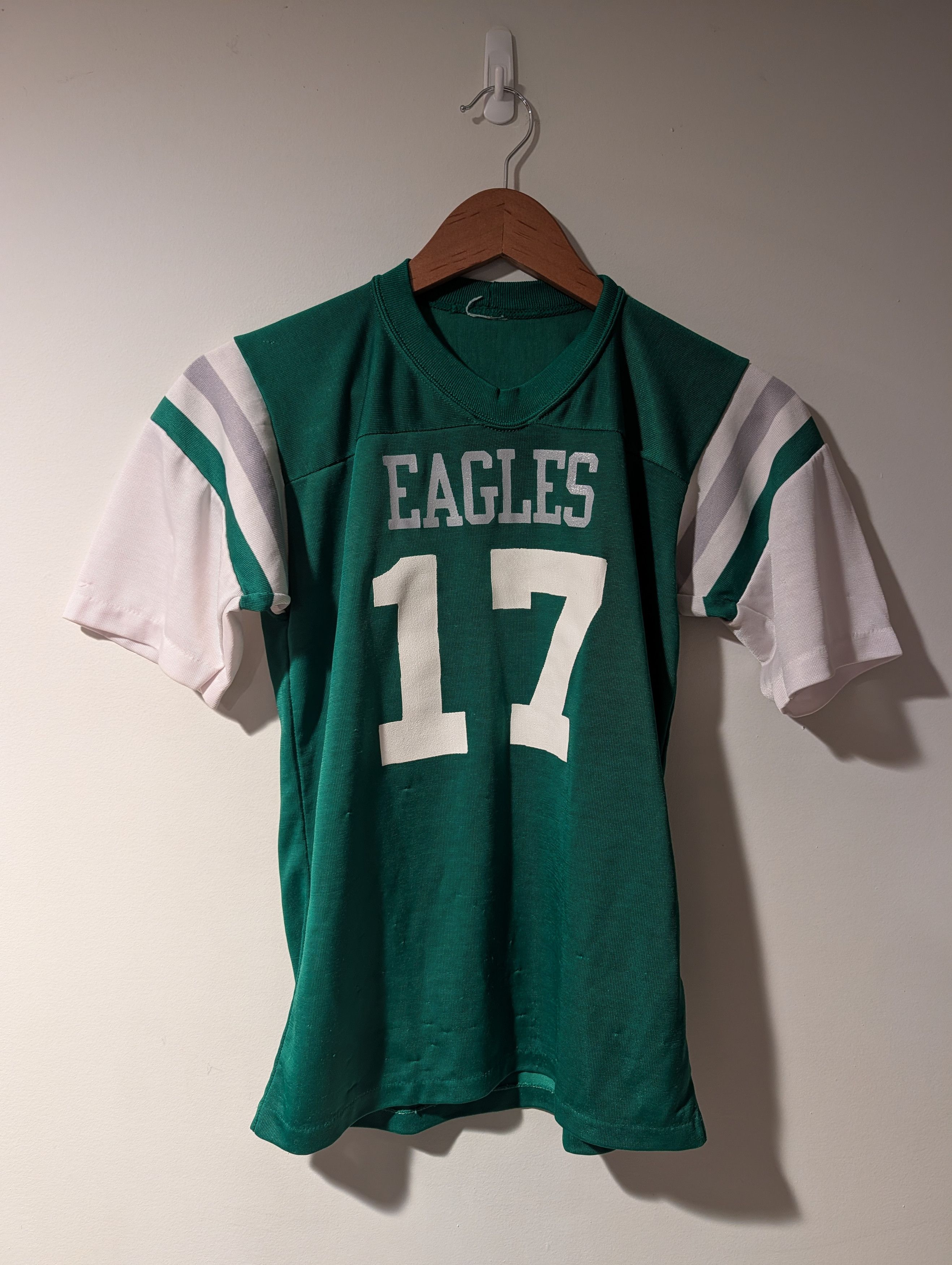 NFL Vintage Philadelphia Eagles Jersey Youth S/M Sleeve Stripe Size US M / EU 48-50 / 2 - 1 Thumbnail