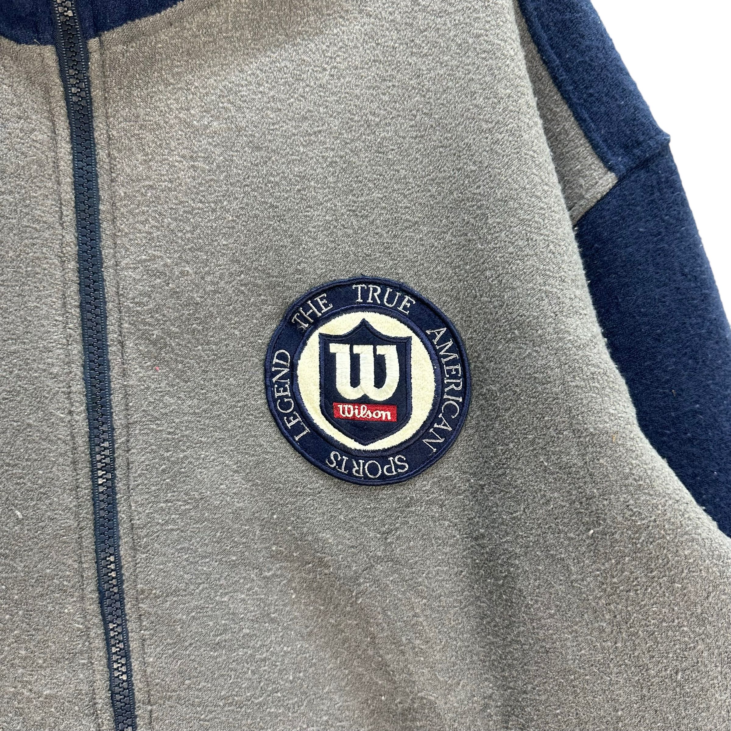 Wilson WILSON BACK BIG LOGO FLEECE HOODIE #8208-214 Size US L / EU 52-54 / 3 - 3 Thumbnail