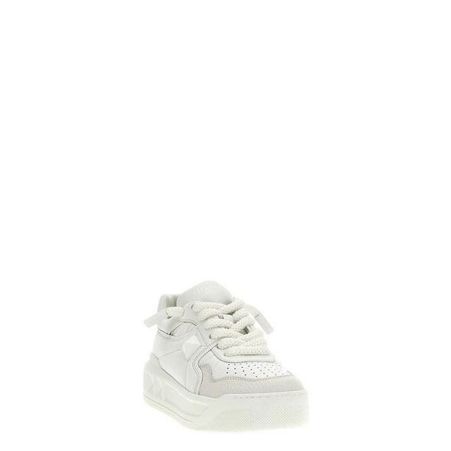 VALENTINO GARAVANI One Stud XL White Leather Sneakers New (M