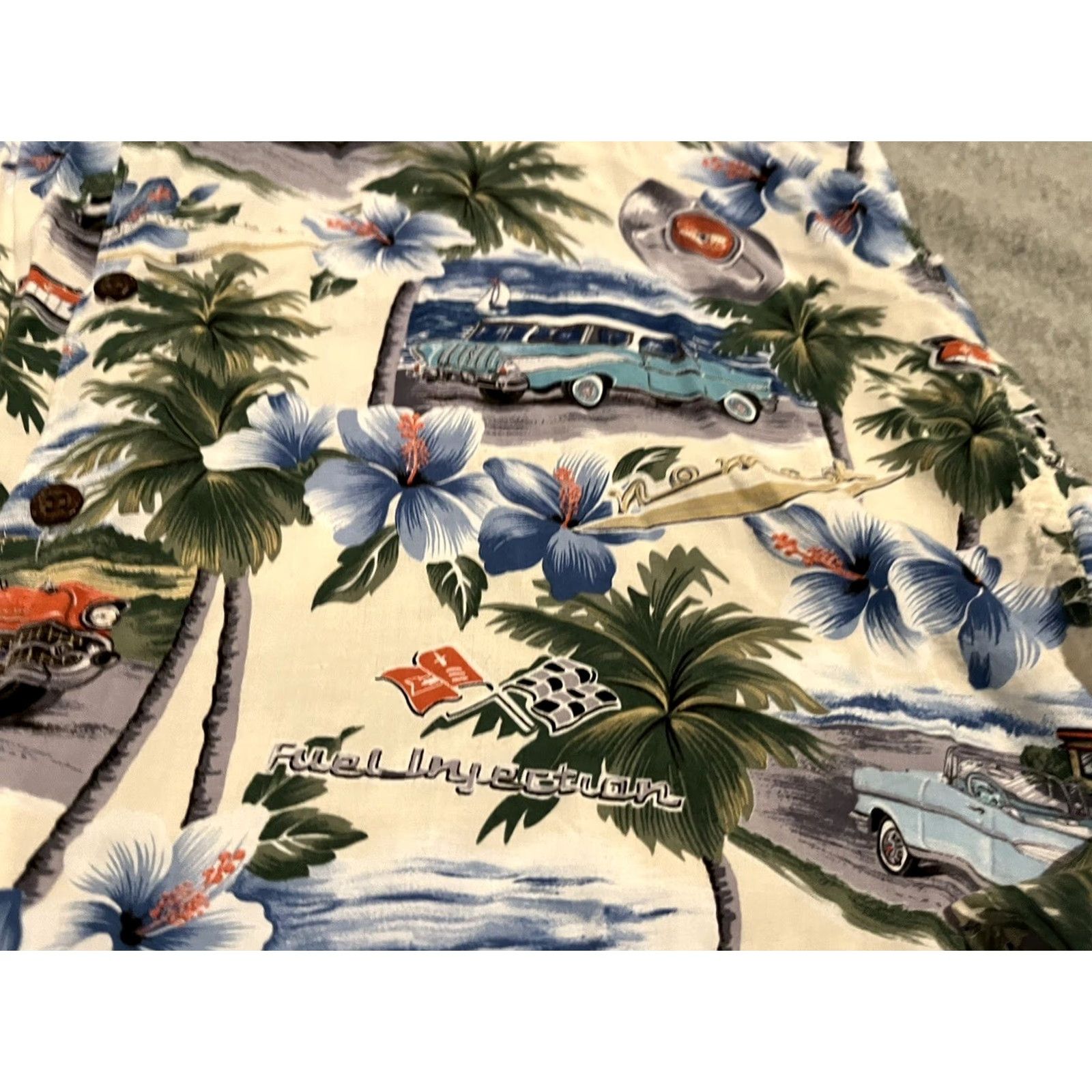 Reyn Spooner Reyn Spooner American Classics Cars Hawaiian Shirt Chevy Bel Air Nomad Medium Size US M / EU 48-50 / 2 - 4 Thumbnail