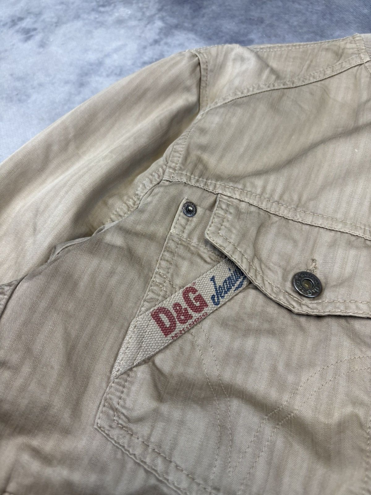 Designer × Dolce & Gabbana × Vintage Vintage Dolce & Gabbana D&G Bomber Jacket designer rare 90s Size US L / EU 52-54 / 3 - 2 Thumbnail