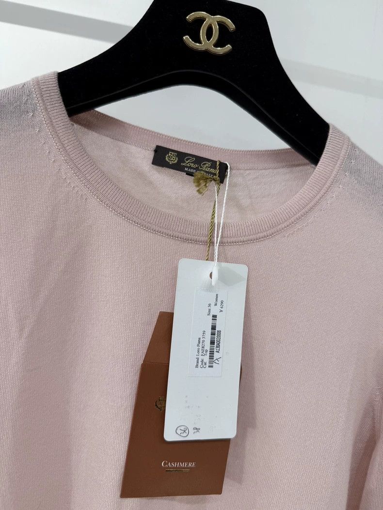 Other LORO PIANA Round neck pink undergarment Size XXS / US 00 / IT 34 - 2 Thumbnail
