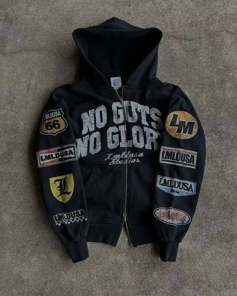 men's y2k sweatshirt in motostyle