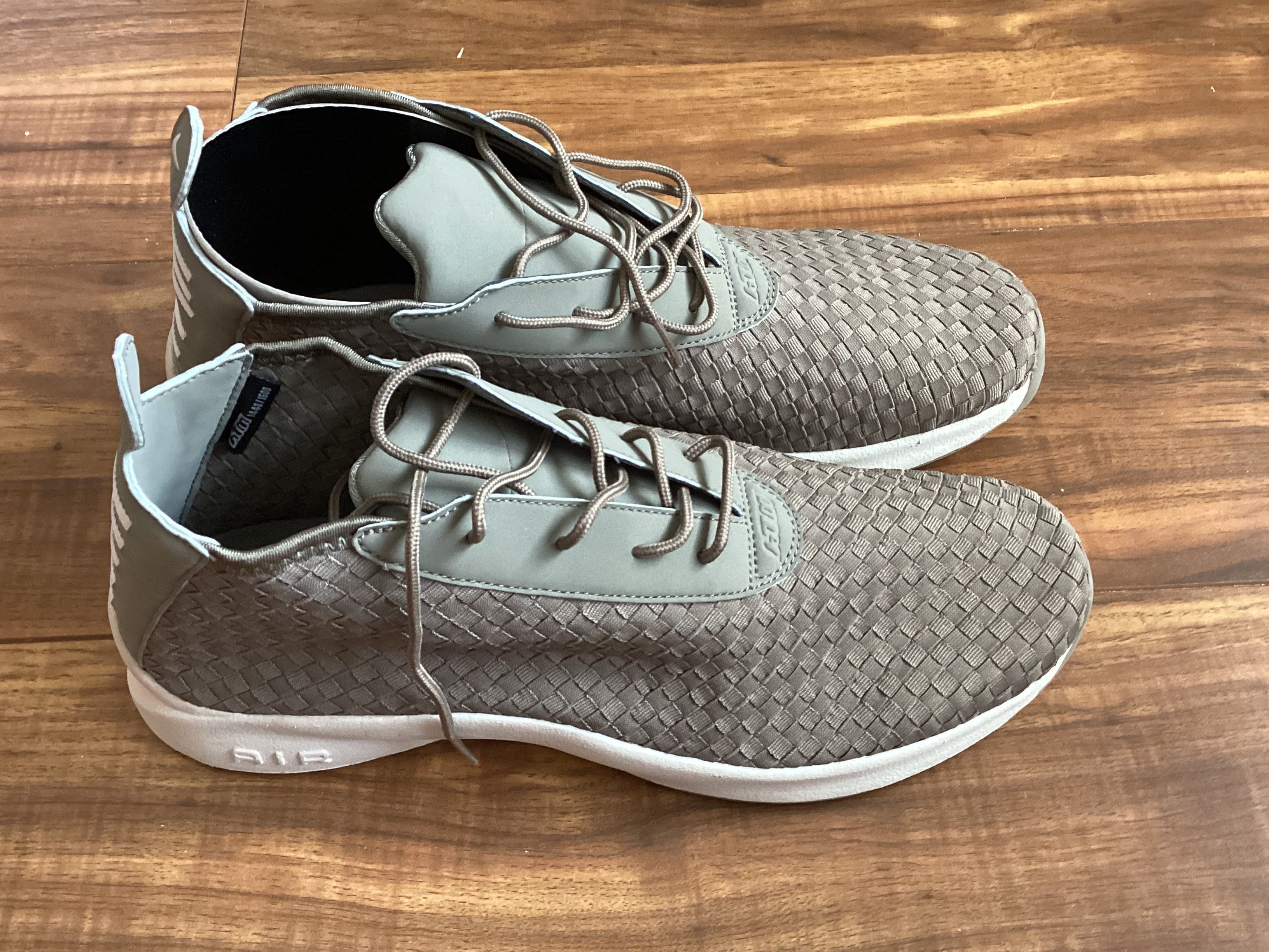 Nike (US12)Nike hTm Air Woven Boots olive 1500 pair limited 2002 Size US 12 / EU 45 - 8 Thumbnail