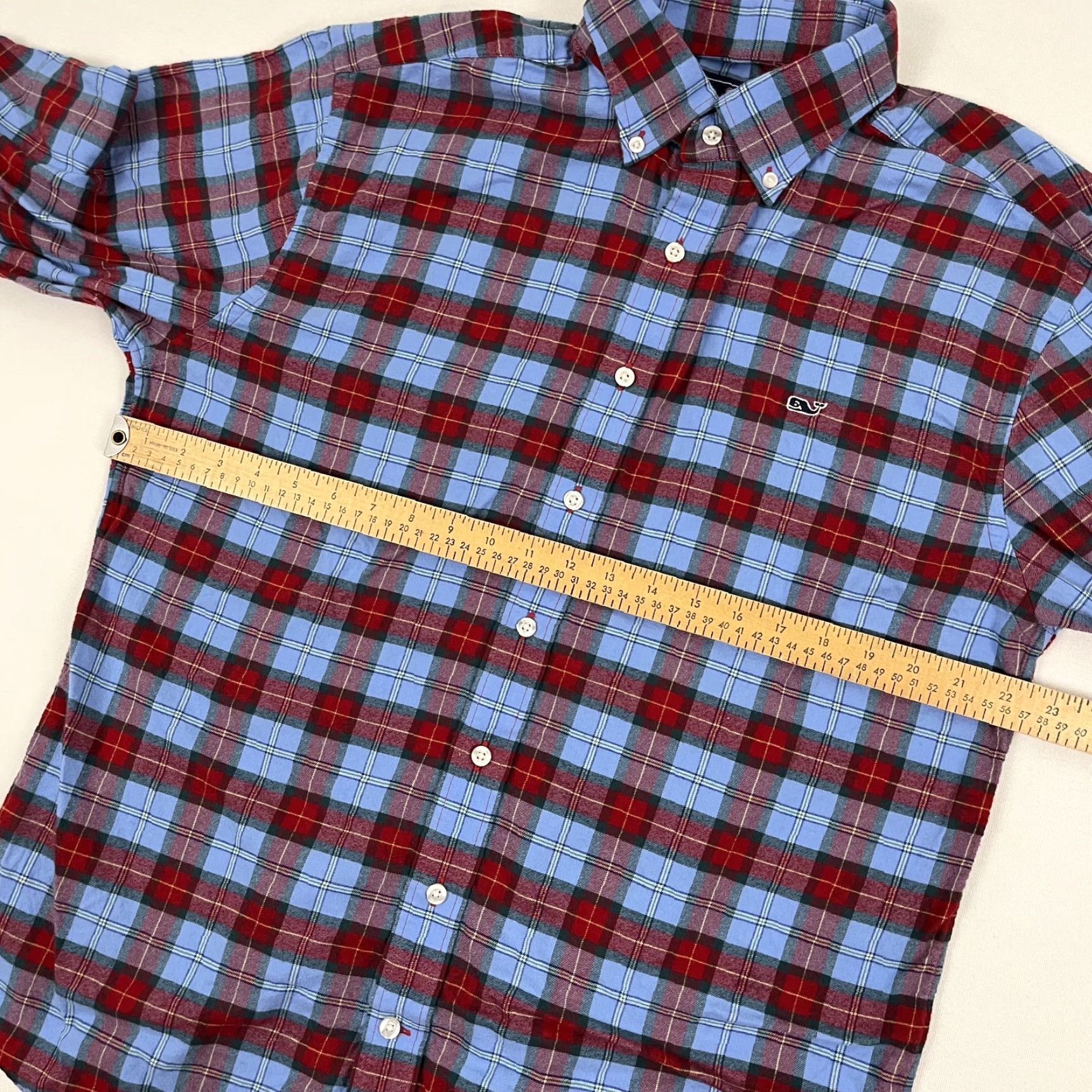Vineyard Vines Vineyard Vines Whale Shirt Mens L Button-Down Plaid Preppy Classic Office Work Size US L / EU 52-54 / 3 - 6 Thumbnail