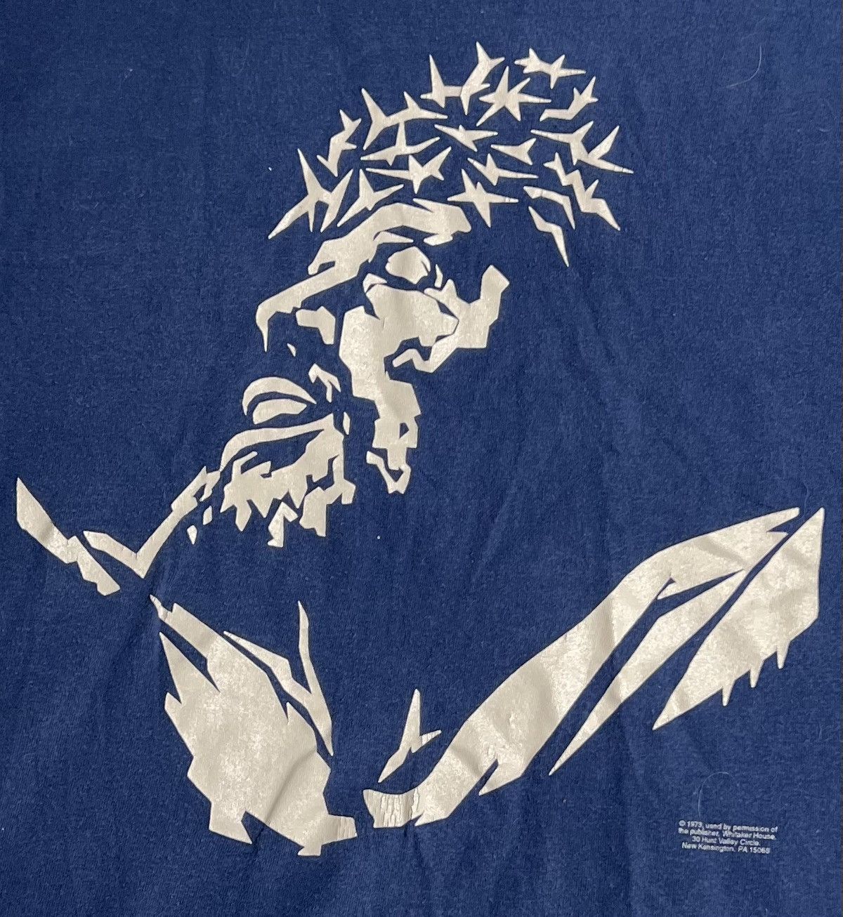 Hanes Vintage Jesus T-shirt Size US L / EU 52-54 / 3 - 2 Thumbnail