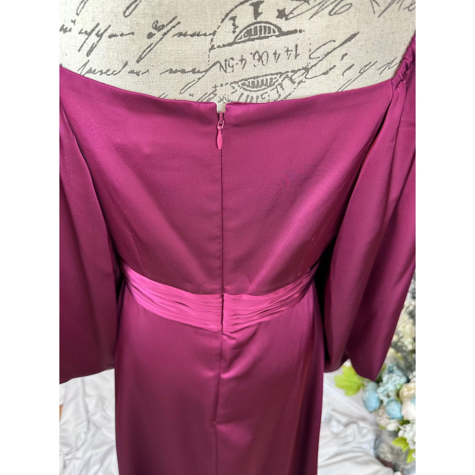 Sachin & Babi Sachin & Babi Women's Burgundy Bryant Gown Front Slit 6 Size M / US 6-8 / IT 42-44 - 11 Thumbnail