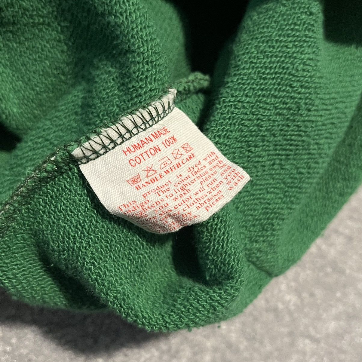 Japanese Brand Vintage Human Made Green Pullover Blank Hoodie Sweatshirt Size US L / EU 52-54 / 3 - 5 Thumbnail