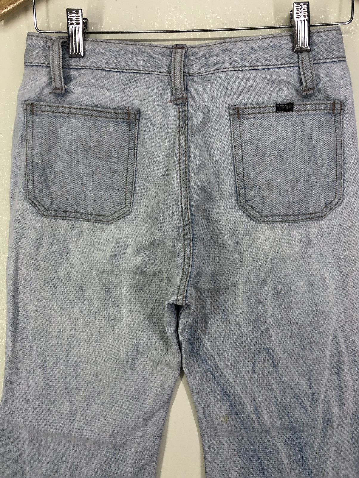Wrangler Vintage Wrangler Super Flared Light Wash Bush Pants Size US 26 / EU 42 - 12 Thumbnail