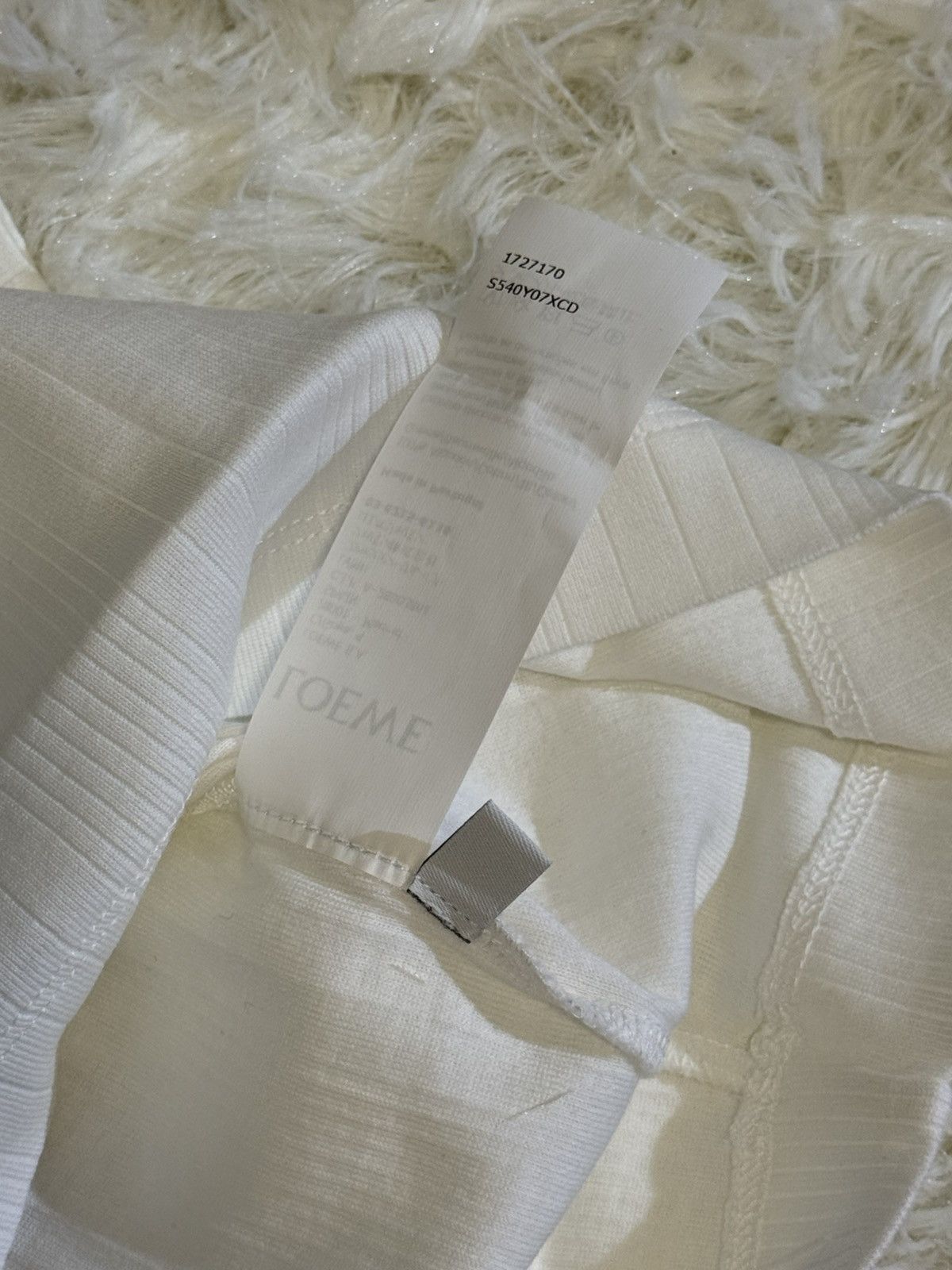 Loewe LOEWE Women’s Cotton Cropped Top White Size L / US 10 / IT 46 - 5 Thumbnail