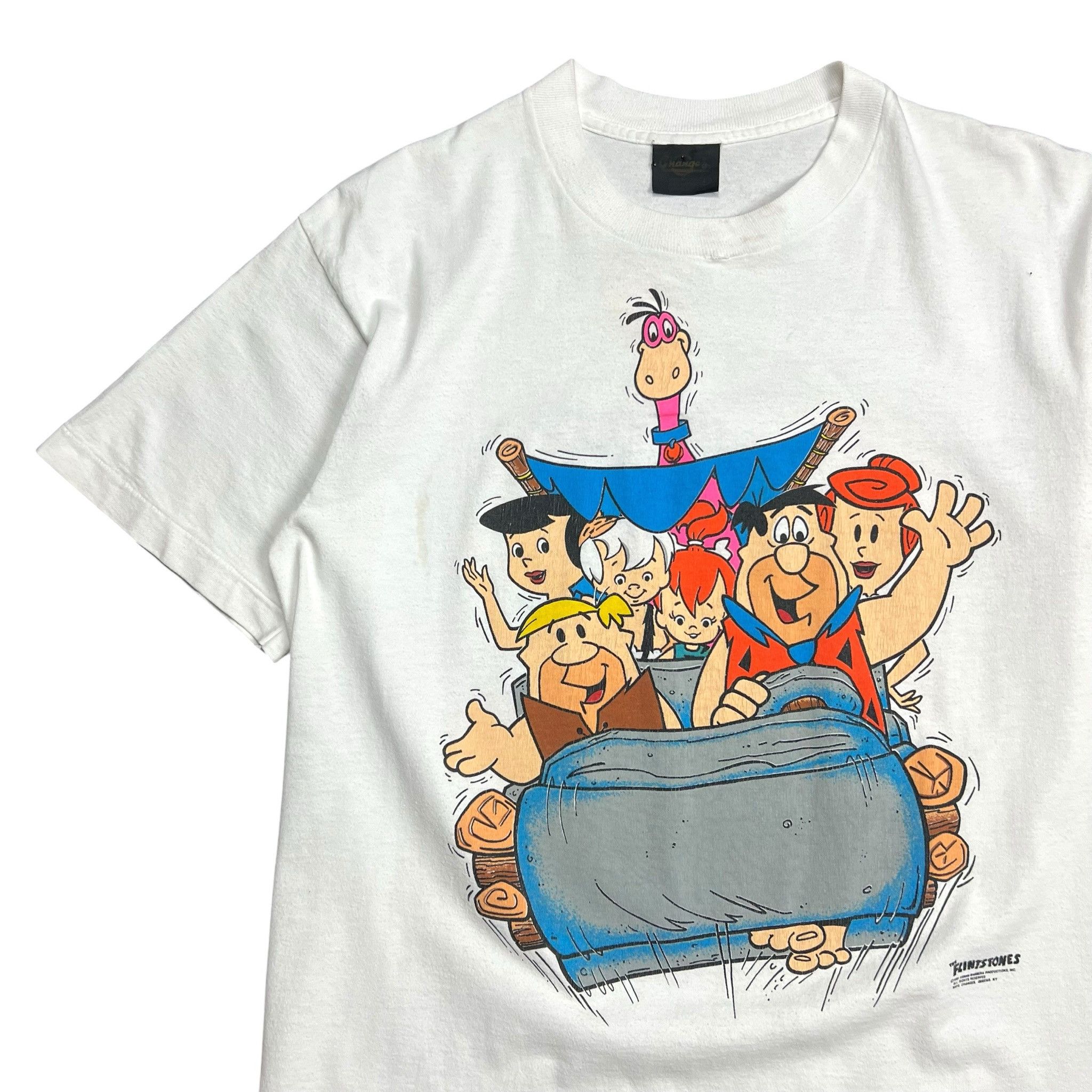 Changes Vintage 1991 The Flintstones Cartoon Graphic T-Shirt - L Size US L / EU 52-54 / 3 - 2 Thumbnail