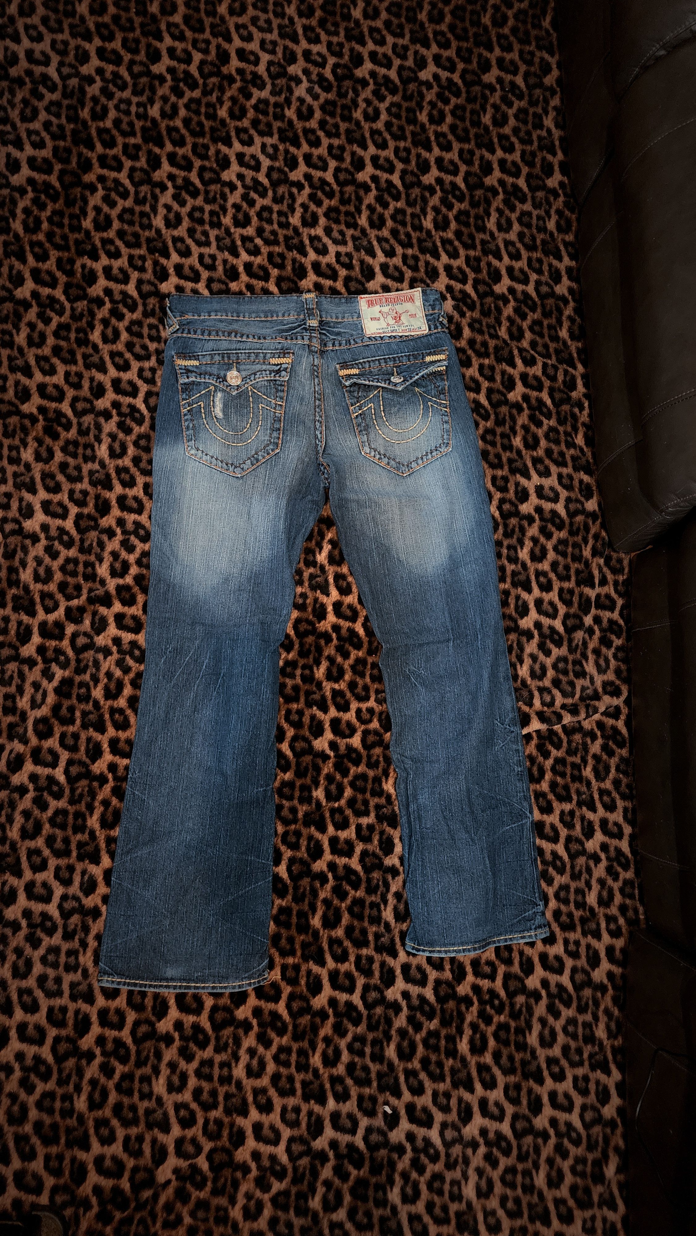 True Religion True Religion Super T Vintage Jeans Size US 36 / EU 52 - 6 Thumbnail
