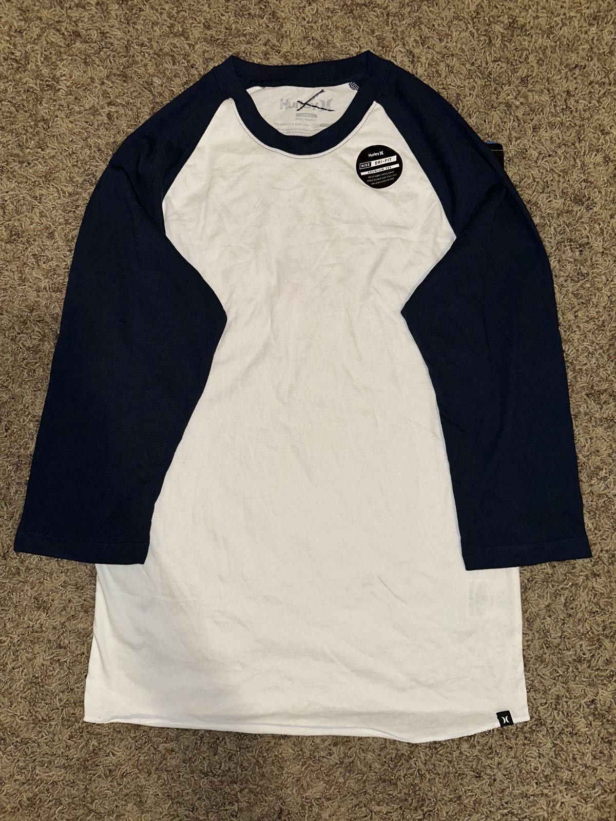 Nike Hurley Staple Raglan T-Shirt - 3/4-Sleeve Size US S / EU 44-46 / 1 - 1 Thumbnail