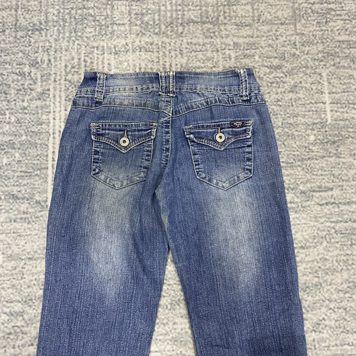 Japanese Brand Flare☠️ Forever Young Bootcut Washed Jeans Punk Cowboy Size US 29 - 7 Thumbnail